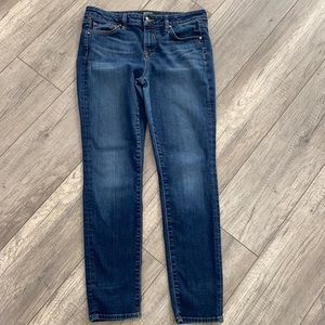 Bebe Camilla mid-rise skinny jeans, size 28